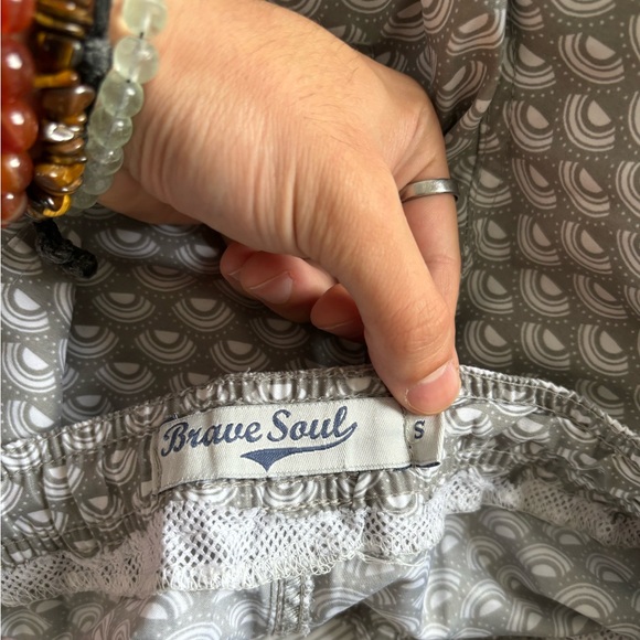 Brave Soul Swim Shorts Size Small Sun Pattern - Picture 5 of 5